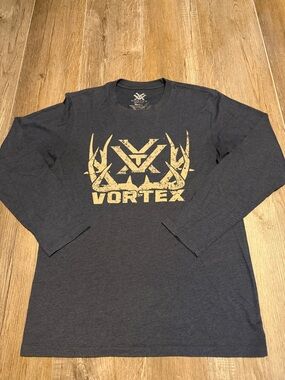 Vortex Men's Long Sleeve Logo Tee